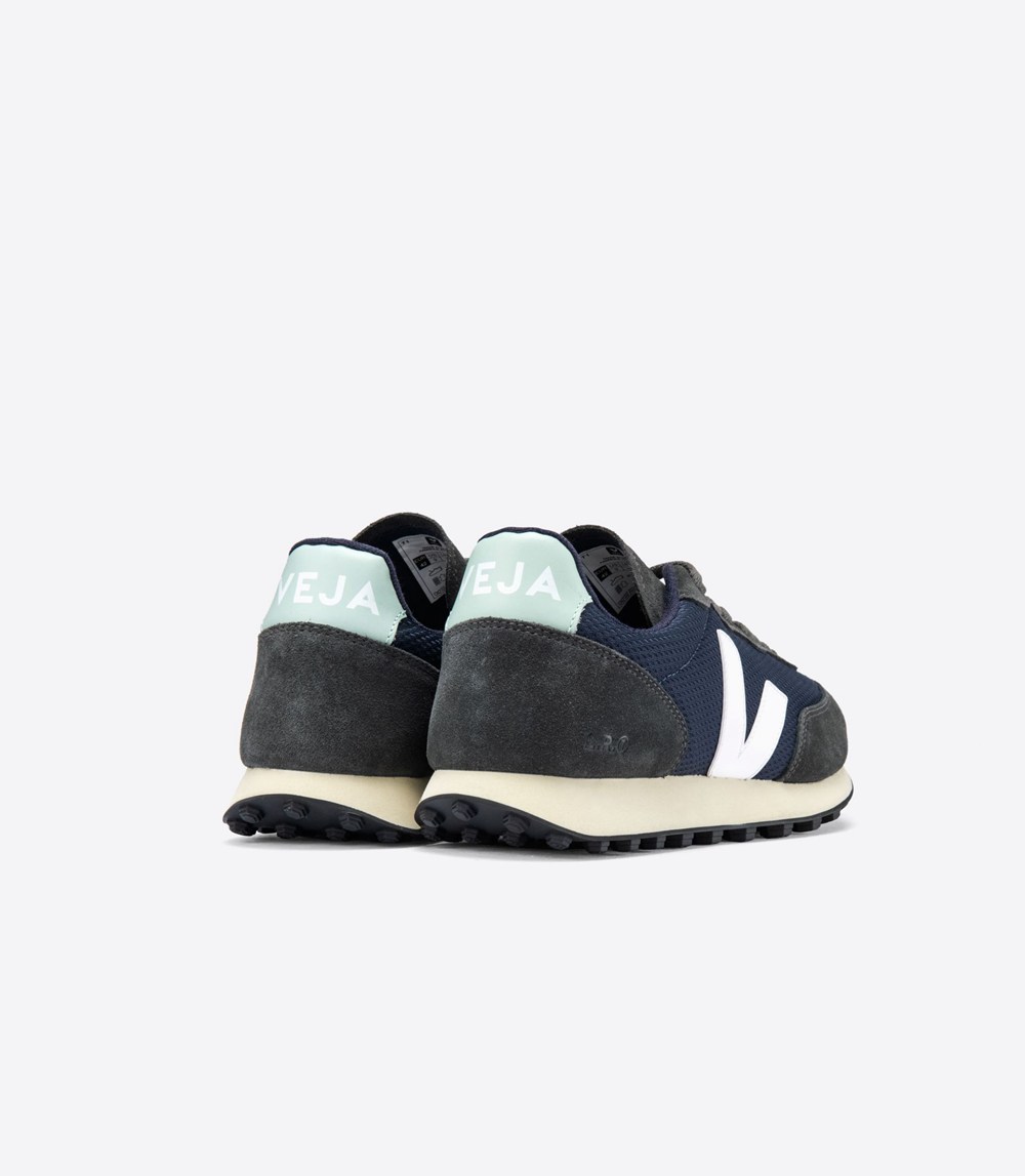 Veja Sneakers Mens - Rio Branco Alveomesh - Navy/White - 6497ZTYKE